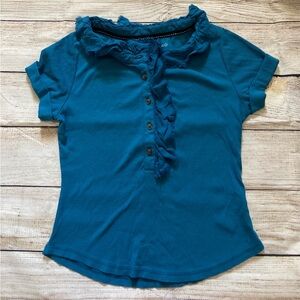 PILCRO rufffle tee